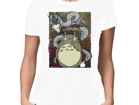 Dragon And God Of Forest