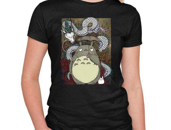 Dragon And God Of Forest