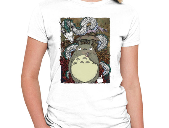 Dragon And God Of Forest