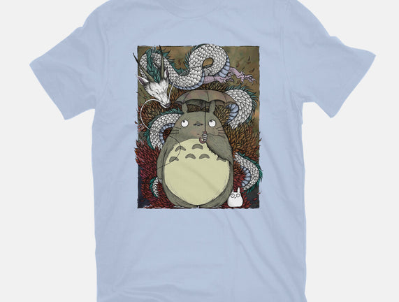 Dragon And God Of Forest