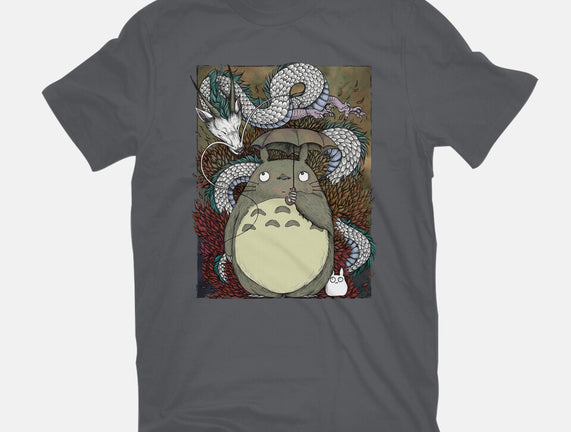 Dragon And God Of Forest