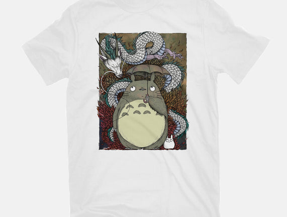 Dragon And God Of Forest