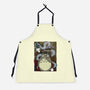 Dragon And God Of Forest-unisex kitchen apron-Bellades