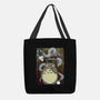 Dragon And God Of Forest-none basic tote bag-Bellades