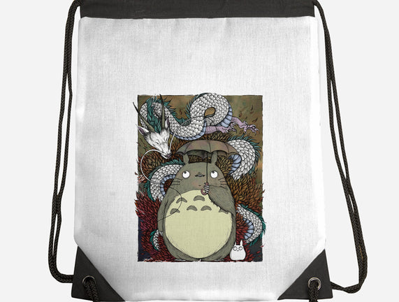 Dragon And God Of Forest