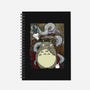 Dragon And God Of Forest-none dot grid notebook-Bellades