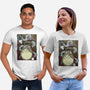 Dragon And God Of Forest-unisex basic tee-Bellades