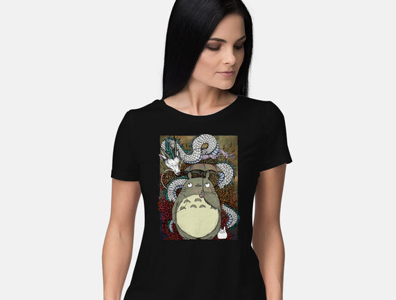 Dragon And God Of Forest