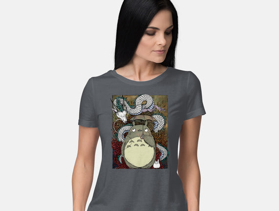 Dragon And God Of Forest