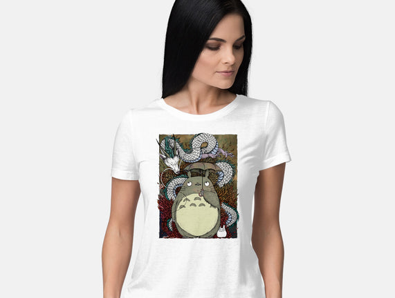 Dragon And God Of Forest