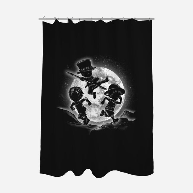 Moonlight Brothers-none polyester shower curtain-fanfreak1