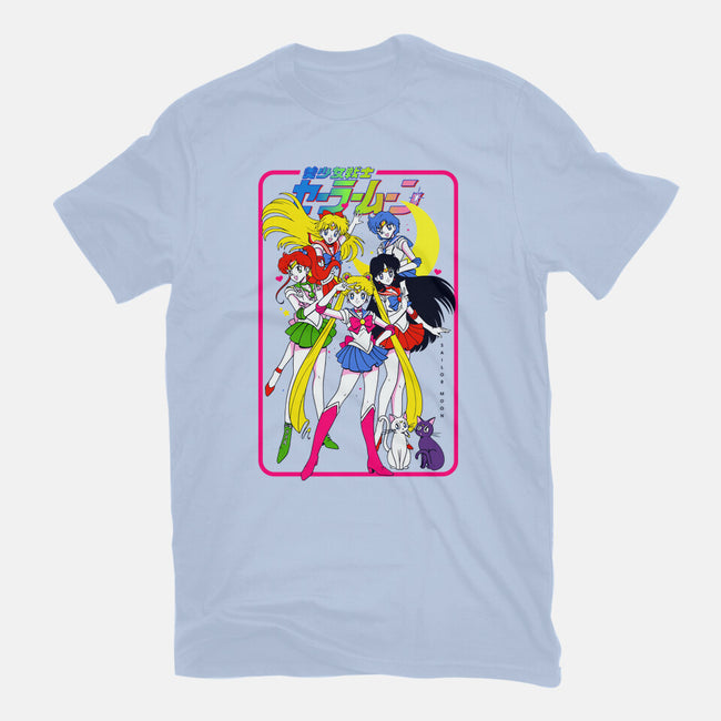 The Moon Girls-womens fitted tee-Bellades