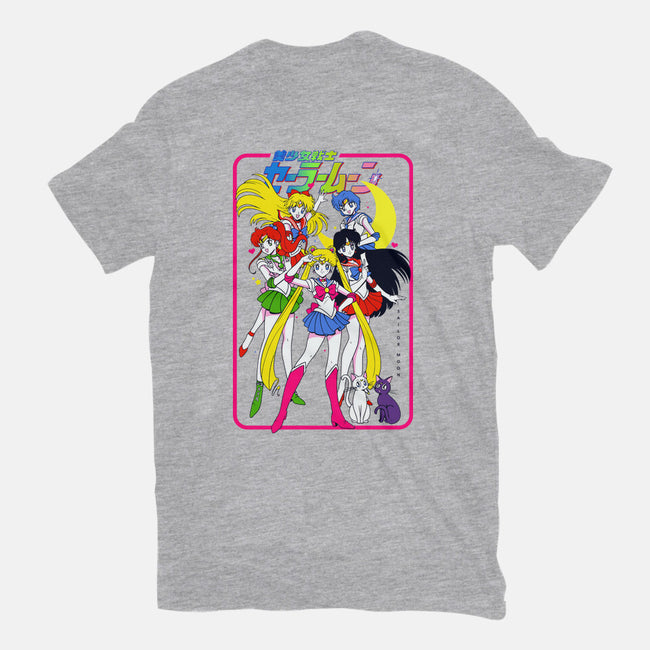 The Moon Girls-womens fitted tee-Bellades