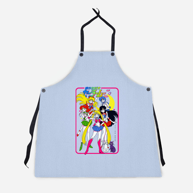 The Moon Girls-unisex kitchen apron-Bellades