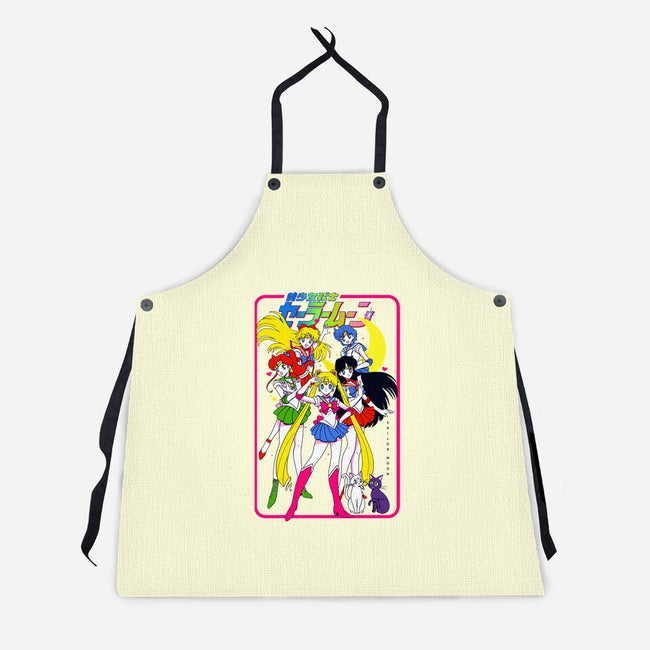 The Moon Girls-unisex kitchen apron-Bellades
