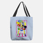 The Moon Girls-none basic tote bag-Bellades