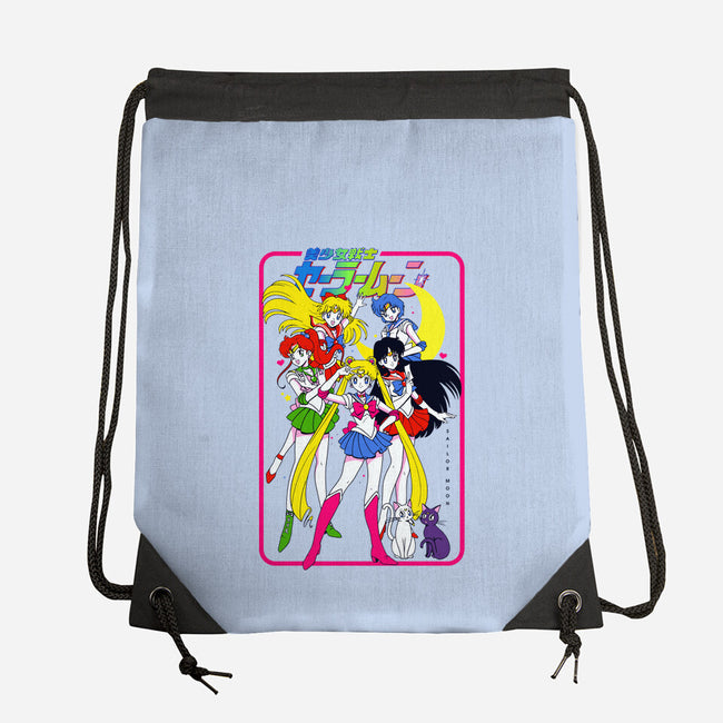 The Moon Girls-none drawstring bag-Bellades