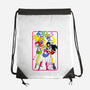 The Moon Girls-none drawstring bag-Bellades