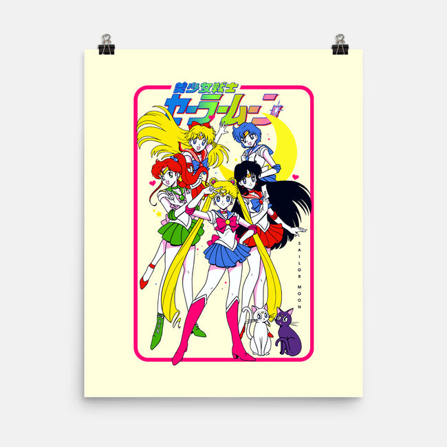 The Moon Girls-none matte poster-Bellades