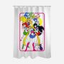 The Moon Girls-none polyester shower curtain-Bellades
