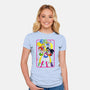 The Moon Girls-womens fitted tee-Bellades