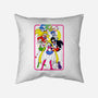 The Moon Girls-none removable cover w insert throw pillow-Bellades