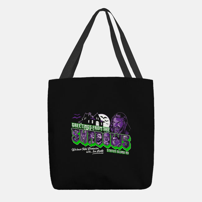 Greetings From The Shadows-none basic tote bag-goodidearyan