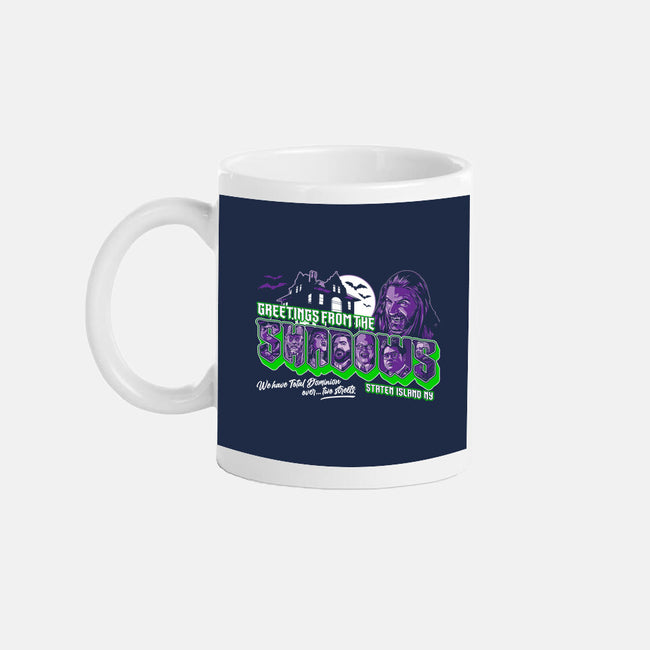 Greetings From The Shadows-none mug drinkware-goodidearyan