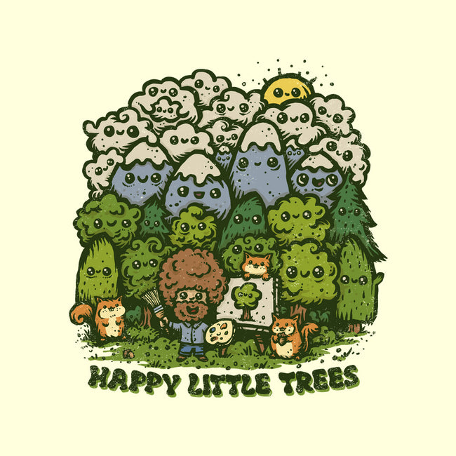 Happy Little Trees-unisex kitchen apron-kg07