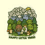 Happy Little Trees-none fleece blanket-kg07