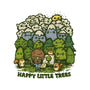 Happy Little Trees-none removable cover throw pillow-kg07