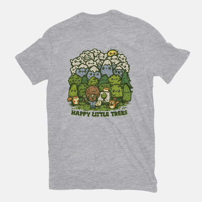 Happy Little Trees-youth basic tee-kg07