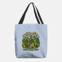 Happy Little Trees-none basic tote bag-kg07