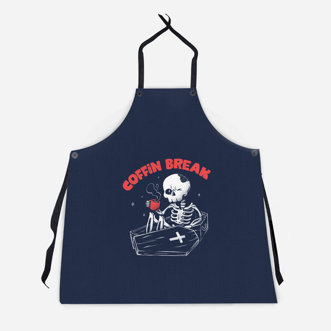 Coffin Break-unisex kitchen apron-eduely