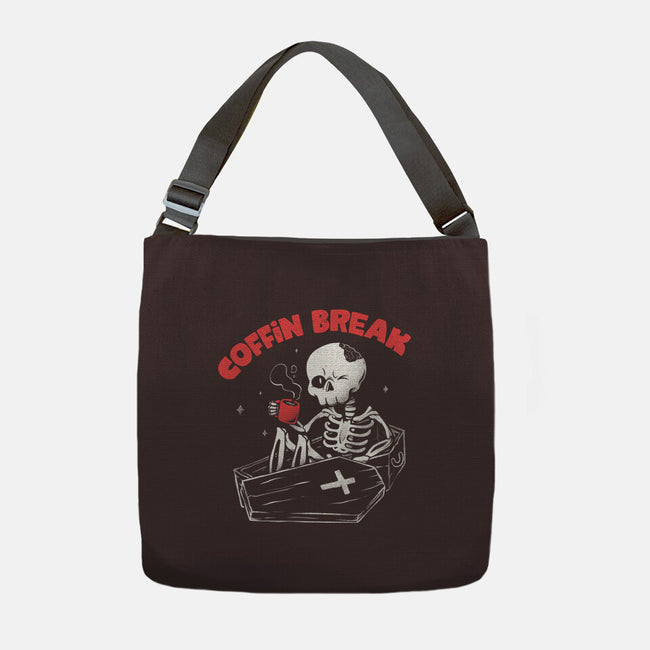 Coffin Break-none adjustable tote bag-eduely