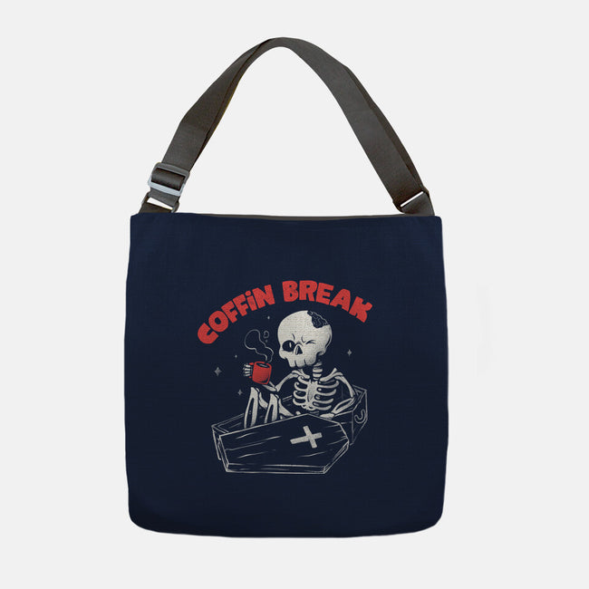 Coffin Break-none adjustable tote bag-eduely