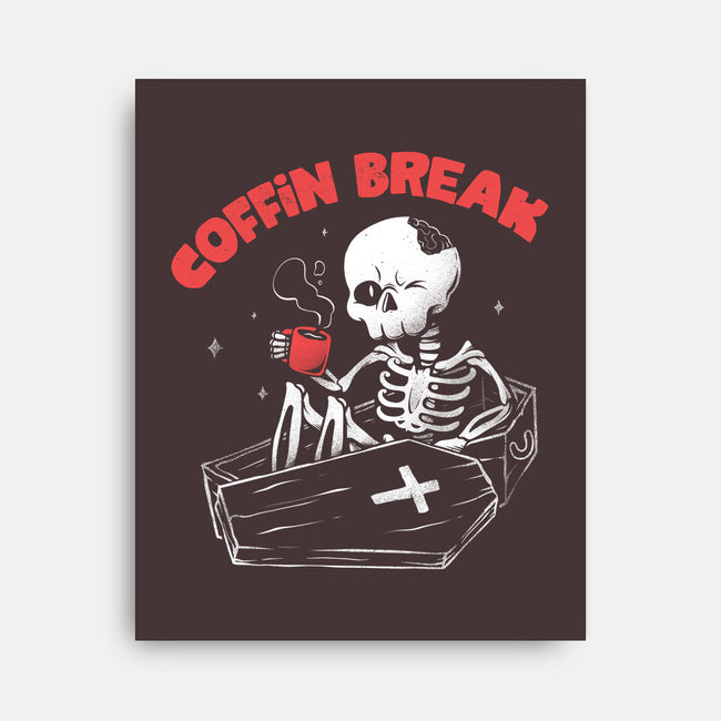 Coffin Break-none stretched canvas-eduely