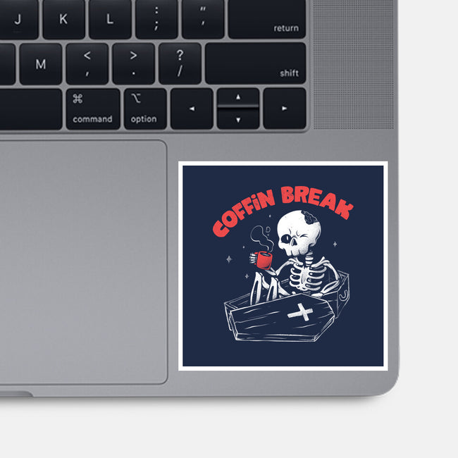 Coffin Break-none glossy sticker-eduely