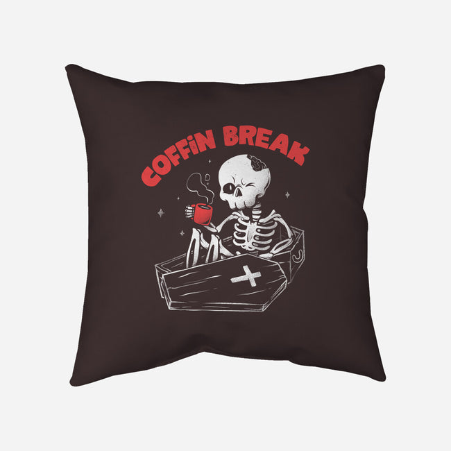 Coffin Break-none removable cover w insert throw pillow-eduely