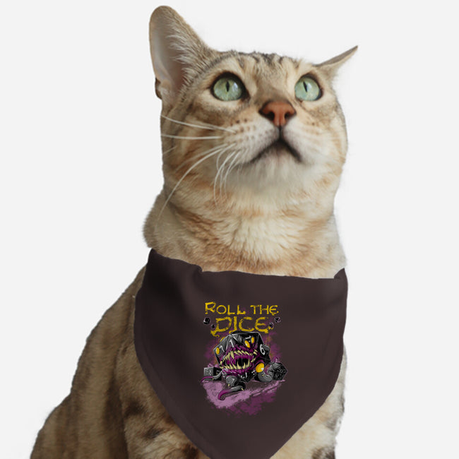 Rolling The Dice-cat adjustable pet collar-Guilherme magno de oliveira