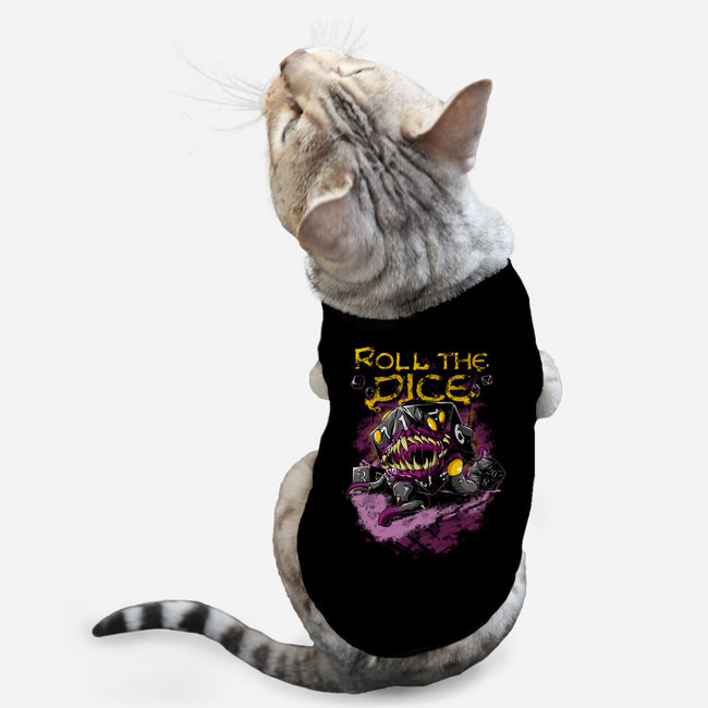 Rolling The Dice-cat basic pet tank-Guilherme magno de oliveira