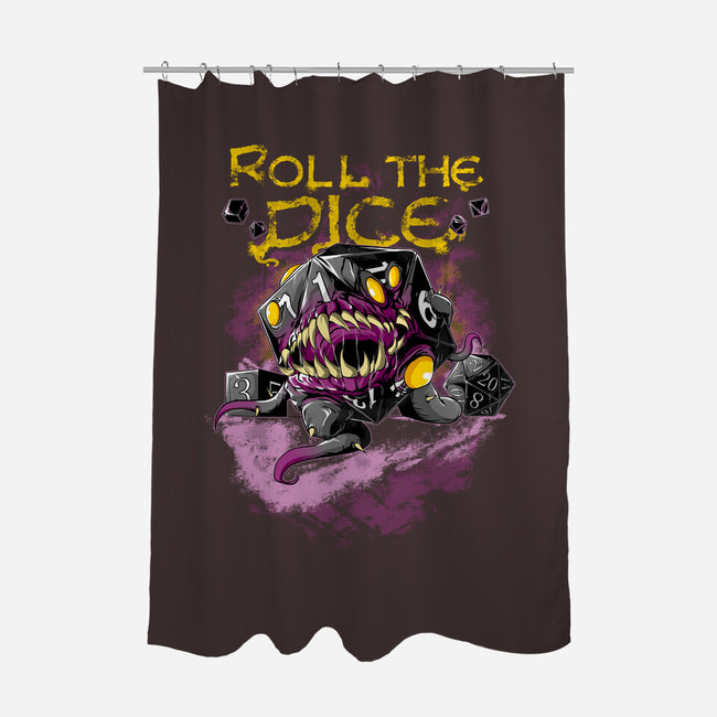 Rolling The Dice-none polyester shower curtain-Guilherme magno de oliveira