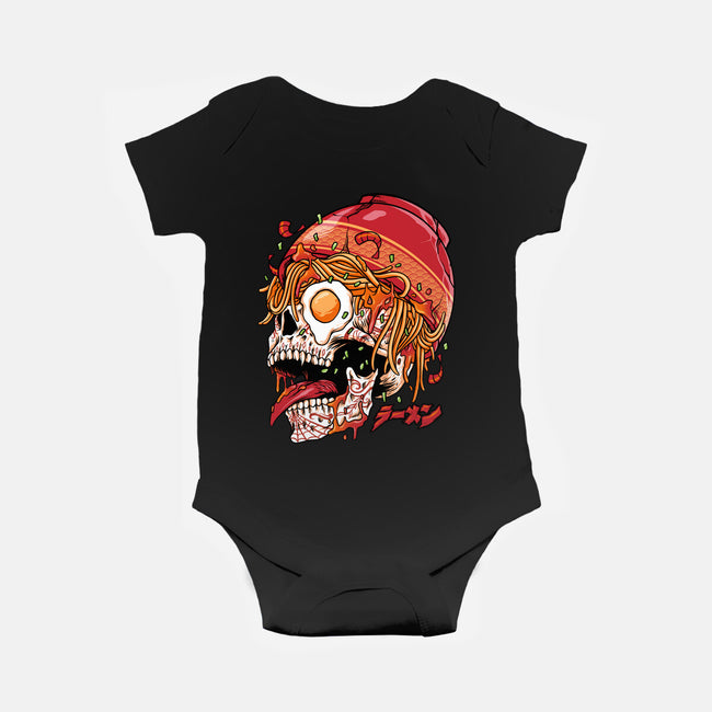 Spicy Skull-baby basic onesie-spoilerinc