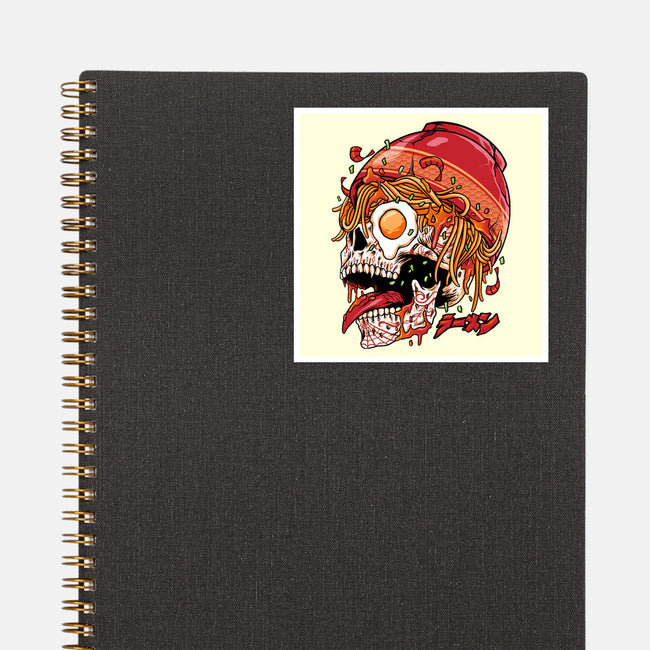 Spicy Skull-none glossy sticker-spoilerinc