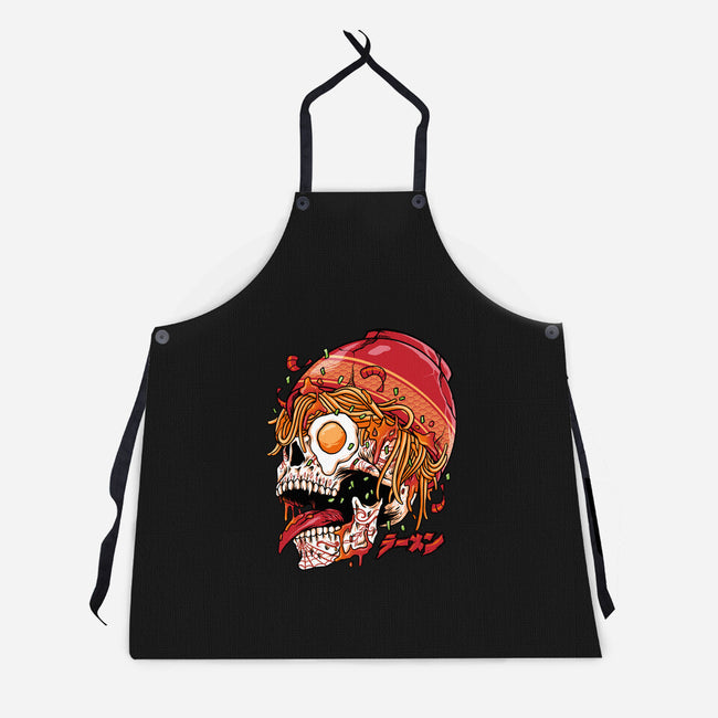 Spicy Skull-unisex kitchen apron-spoilerinc