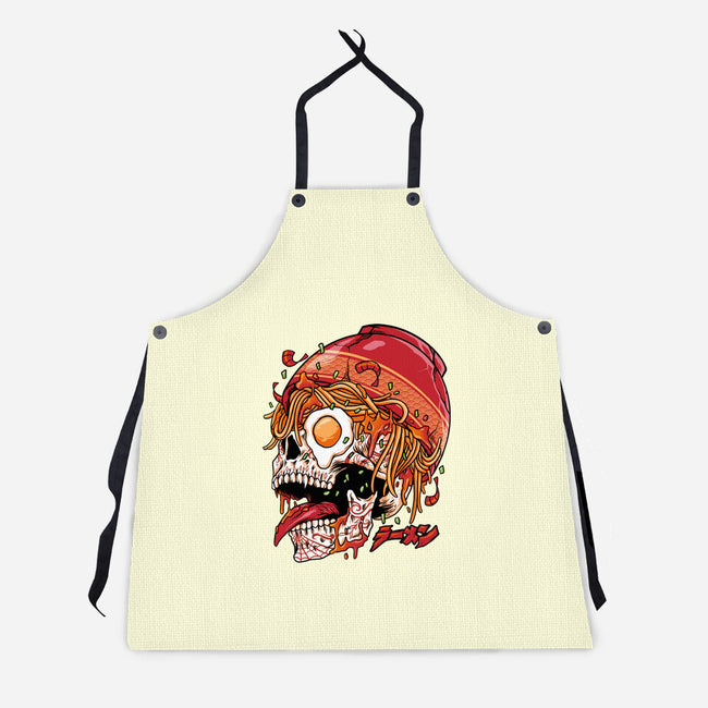 Spicy Skull-unisex kitchen apron-spoilerinc