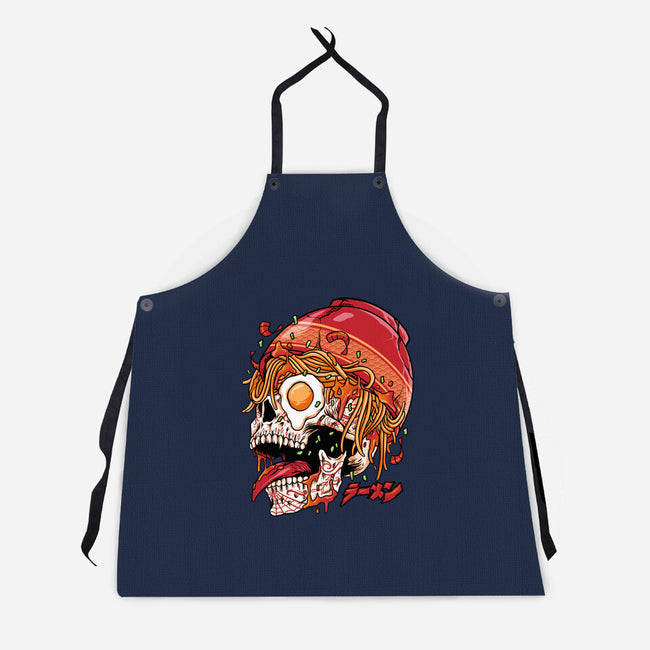 Spicy Skull-unisex kitchen apron-spoilerinc