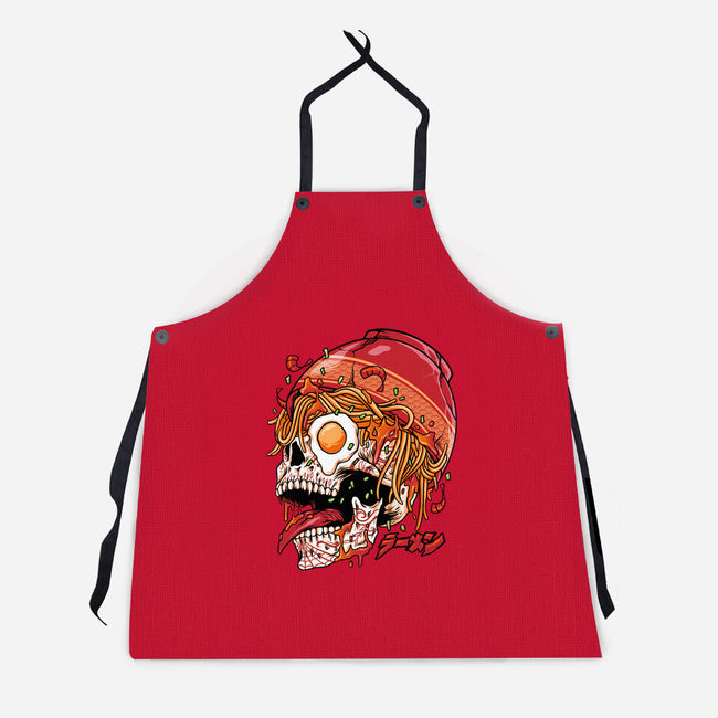 Spicy Skull-unisex kitchen apron-spoilerinc