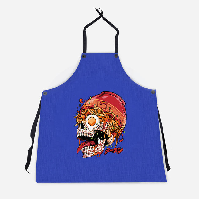 Spicy Skull-unisex kitchen apron-spoilerinc