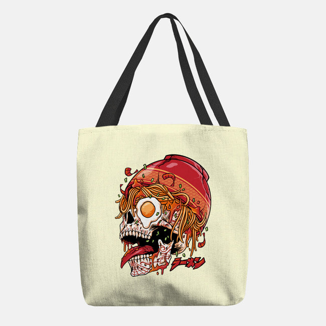 Spicy Skull-none basic tote bag-spoilerinc